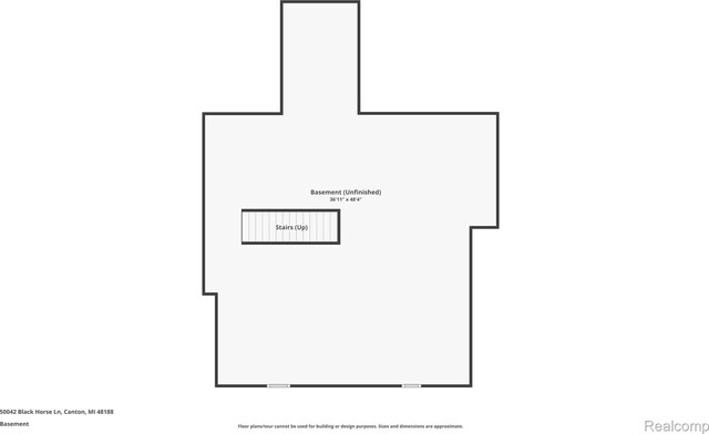 50042 Black Horse Ln, Canton, MI 48188 - view of property floor plan