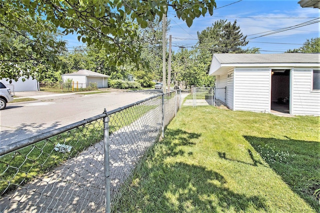 19263 Roger St, Melvindale, MI 48122 - view of yard featuring an outdoor structure