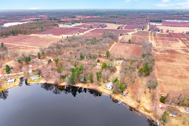 08311 W Shore Dr, Grand Junction, MI 49056 - aerial view of property and surrounding area with a large body of water
