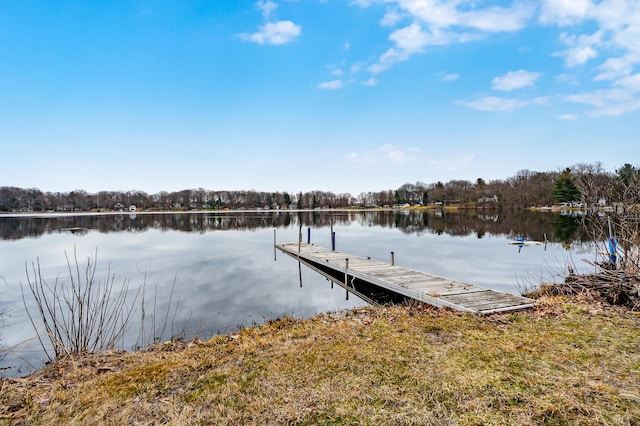 08311 W Shore Dr, Grand Junction, MI 49056 - dock area featuring a water view