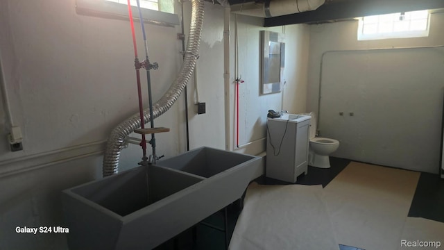 22784 N Kane, Detroit, MI 48223 - basement featuring a sink