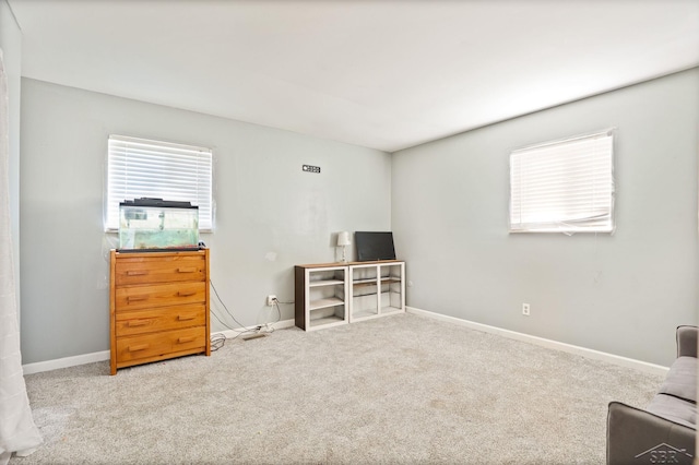 12821 Cimarron Dr, Birch Run, MI 48415 - carpeted living area with baseboards