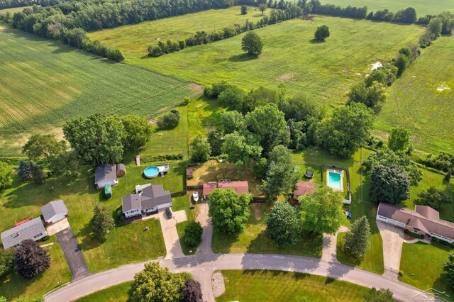 12821 Cimarron Dr, Birch Run, MI 48415 - aerial overview of property's location with rural landscape