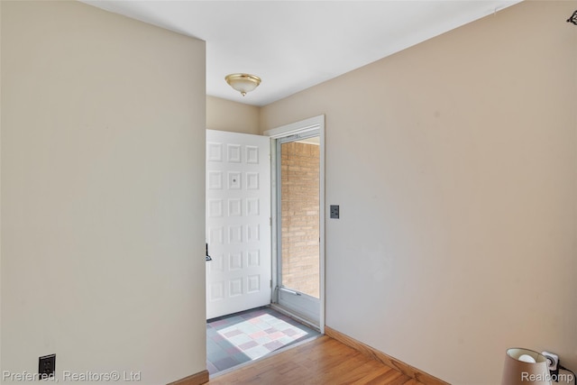 839 Judith St, Westland, MI 48186 - foyer featuring wood finished floors and baseboards