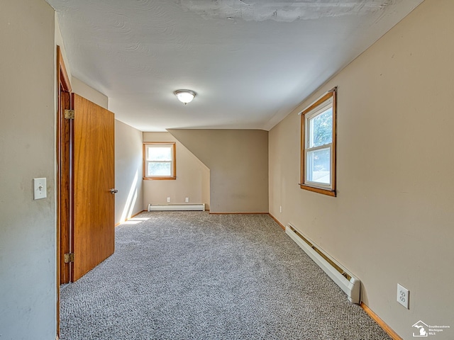855 Mildred Ave, Temperance, MI 48182 - carpeted empty room with a baseboard radiator and baseboard heating