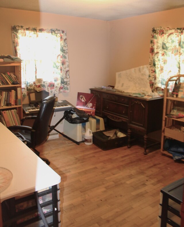 2582 Vista Lake Dr, Benton Harbor, MI 49022 - office with wood finished floors