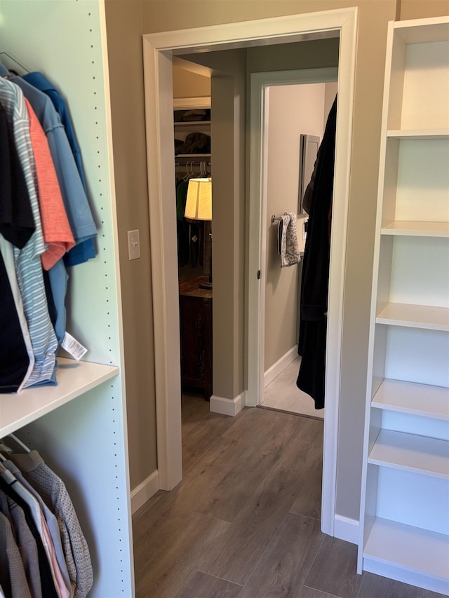 4442 Congdon Dr, Williamston, MI 48895 - spacious closet with wood finished floors