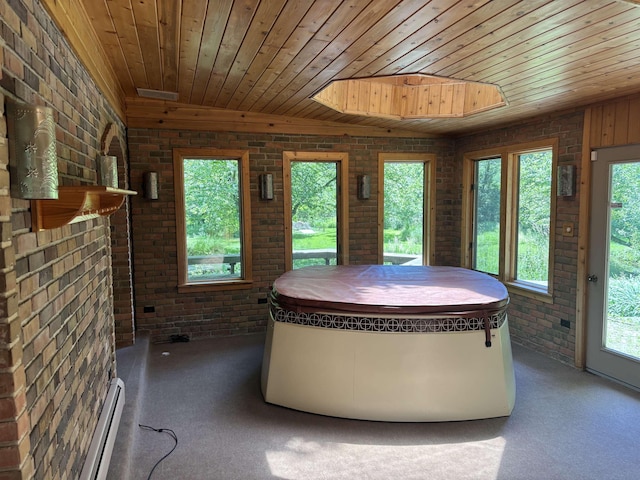 4442 Congdon Dr, Williamston, MI 48895 - sunroom with plenty of natural light and a baseboard radiator