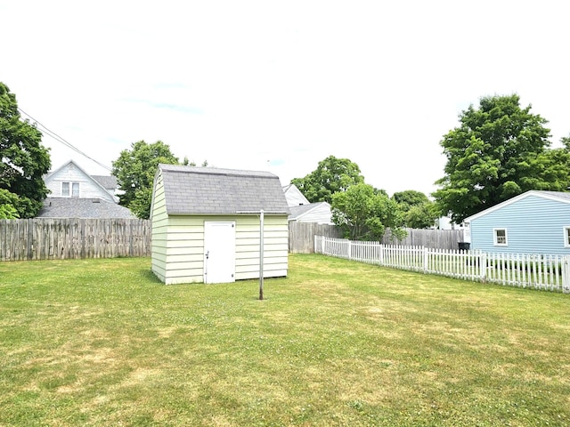 109 W Woodrow St, Fremont, MI 49412 - fenced backyard with a shed