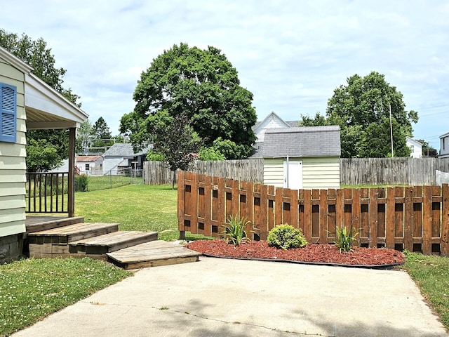 109 W Woodrow St, Fremont, MI 49412 - view of yard featuring a patio area