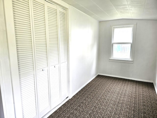 109 W Woodrow St, Fremont, MI 49412 - unfurnished bedroom featuring dark colored carpet and a closet
