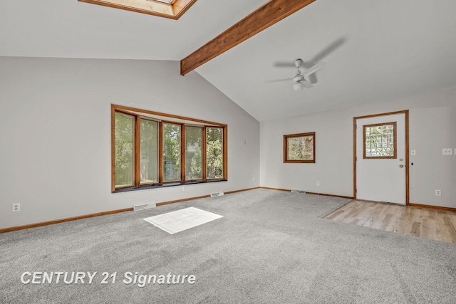 9 Wiltse Ct, Saginaw, MI 48603 - unfurnished living room with carpet and a ceiling fan