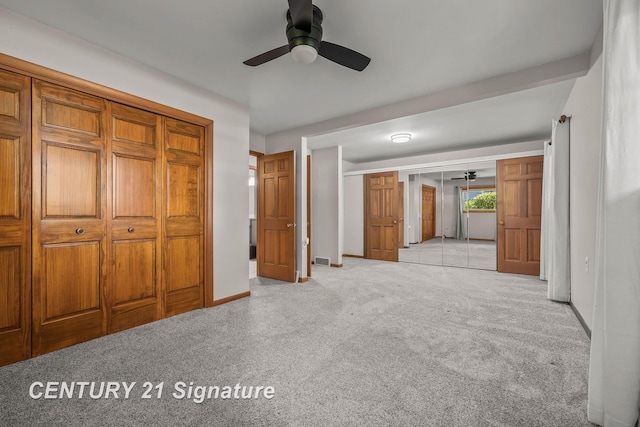 9 Wiltse Ct, Saginaw, MI 48603 - unfurnished bedroom with light colored carpet and a ceiling fan