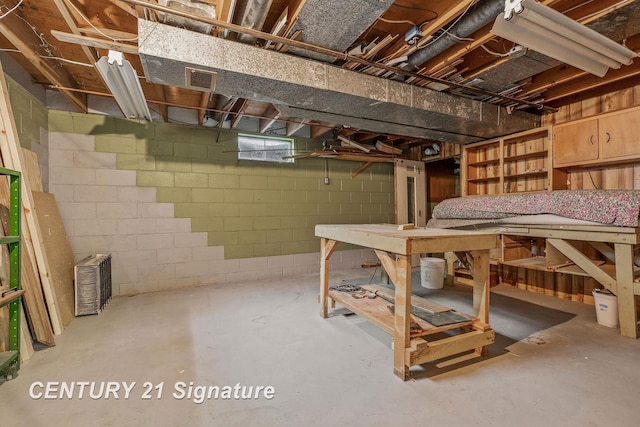 9 Wiltse Ct, Saginaw, MI 48603 - view of unfinished below grade area