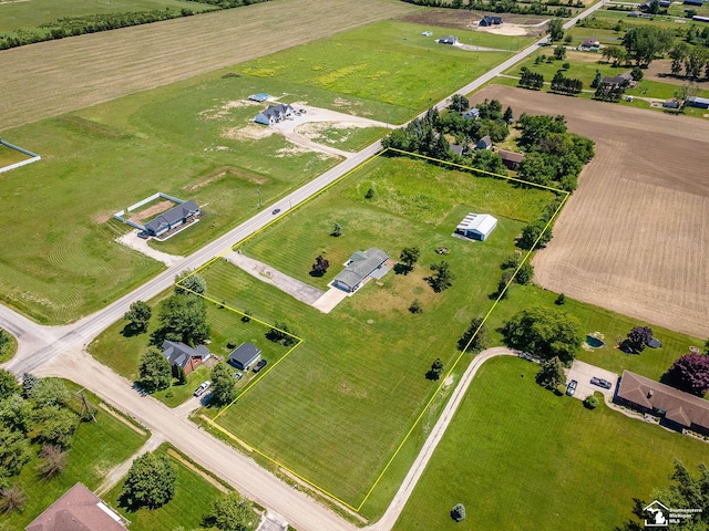 8955 Grafton Rd, Newport, MI 48166 - view of rural area with property parcel outlined