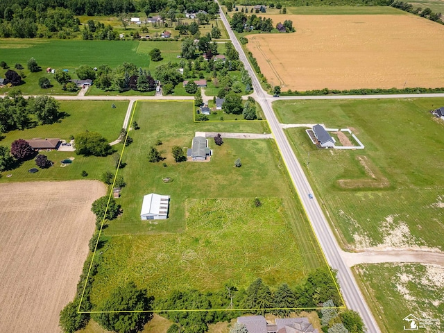 8955 Grafton Rd, Newport, MI 48166 - view of rural area featuring property boundaries highlighted