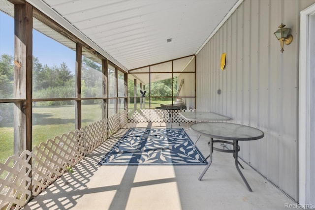 4591 Swaffer Rd, Millington, MI 48746 - view of unfurnished sunroom