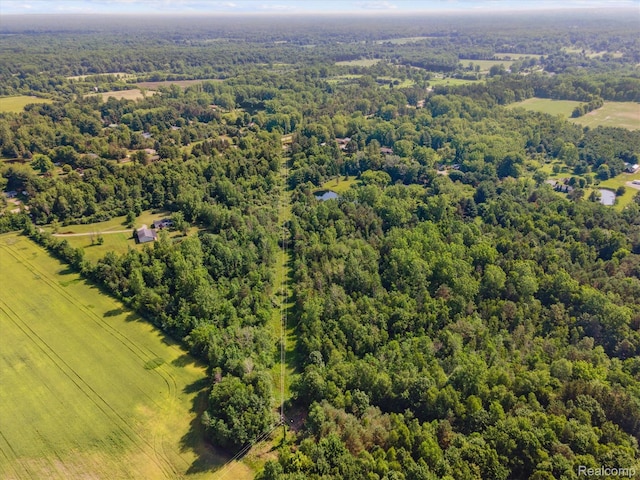 4591 Swaffer Rd, Millington, MI 48746 - drone / aerial view of a heavily wooded area