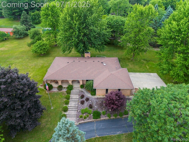 945 E Gunn Rd, Rochester, MI 48306 - aerial view of property and surrounding area