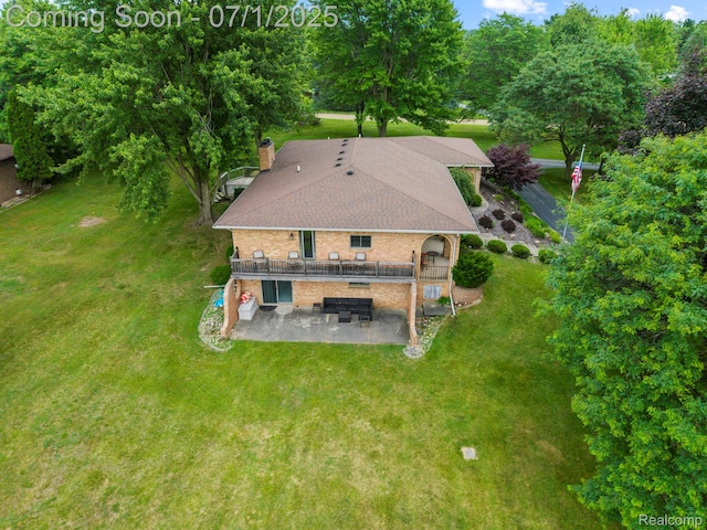 945 E Gunn Rd, Rochester, MI 48306 - aerial view of property and surrounding area