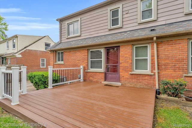 1717 Penistone St, Birmingham, MI 48009 - view of deck
