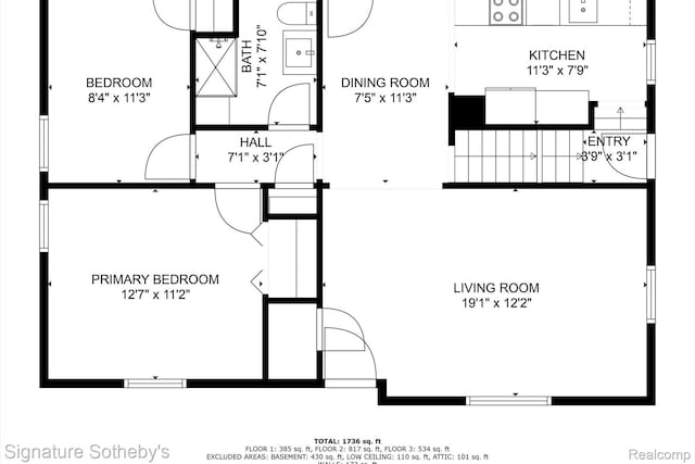 1717 Penistone St, Birmingham, MI 48009 - view of home floor plan