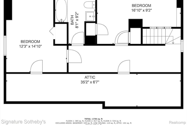 1717 Penistone St, Birmingham, MI 48009 - view of room layout