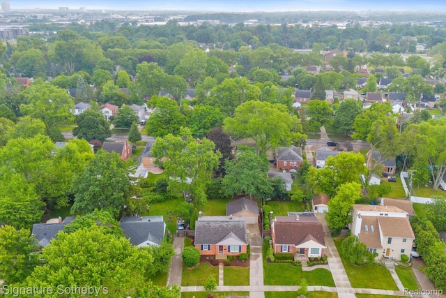 1717 Penistone St, Birmingham, MI 48009 - aerial perspective of suburban area