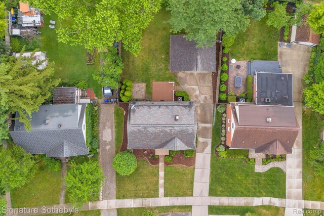 1717 Penistone St, Birmingham, MI 48009 - bird's eye view