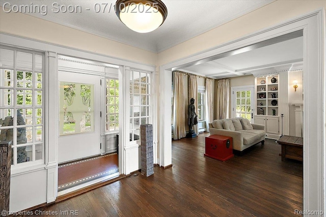 777 Kensington Ln, Bloomfield Hills, MI 48304 - sitting room featuring dark wood-style flooring