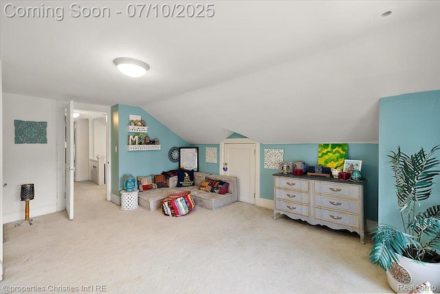 777 Kensington Ln, Bloomfield Hills, MI 48304 - carpeted bedroom featuring vaulted ceiling and baseboards