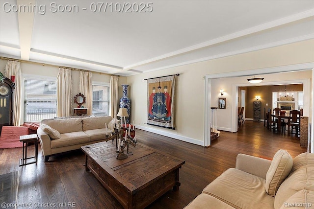 777 Kensington Ln, Bloomfield Hills, MI 48304 - living area with wood finished floors
