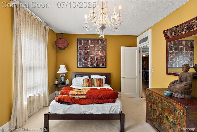 777 Kensington Ln, Bloomfield Hills, MI 48304 - carpeted bedroom with a chandelier