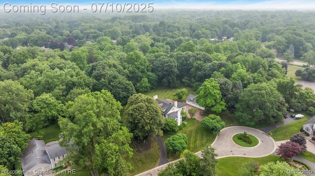 777 Kensington Ln, Bloomfield Hills, MI 48304 - aerial view of a forest