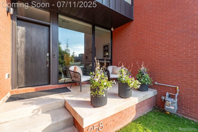 258 Edmund Pl, Detroit, MI 48201 - property entrance with brick siding