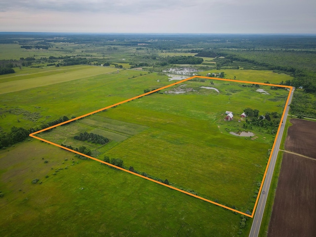 2620 N 184th Ave, Walkerville, MI 49459 - view of rural area featuring property boundaries highlighted and a pastoral area