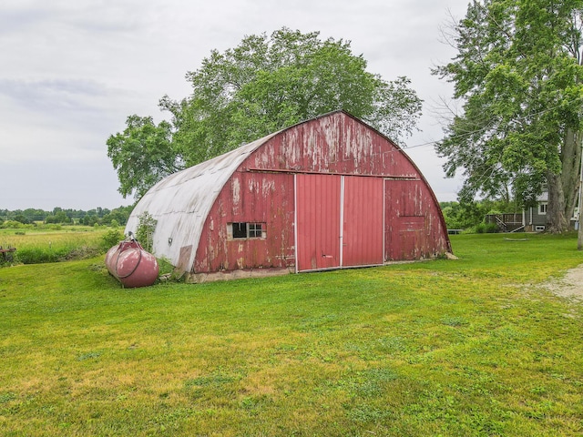 2620 N 184th Ave, Walkerville, MI 49459 - view of barn with a yard and driveway