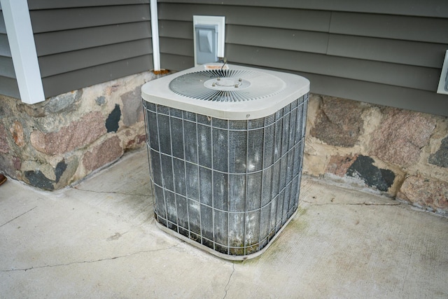 2620 N 184th Ave, Walkerville, MI 49459 - exterior view of a central air condition unit