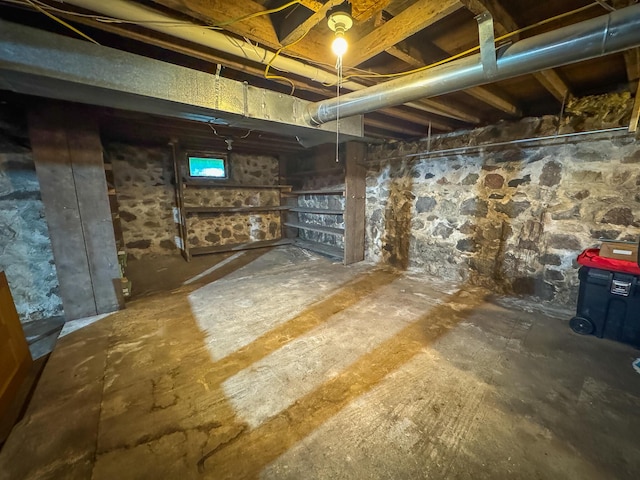 2620 N 184th Ave, Walkerville, MI 49459 - view of unfinished basement