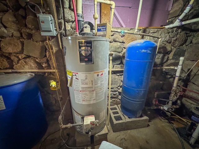 2620 N 184th Ave, Walkerville, MI 49459 - utility room with gas water heater