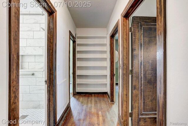 66 Oakdale Blvd, Pleasant Ridge, MI 48069 - hall featuring wood finished floors