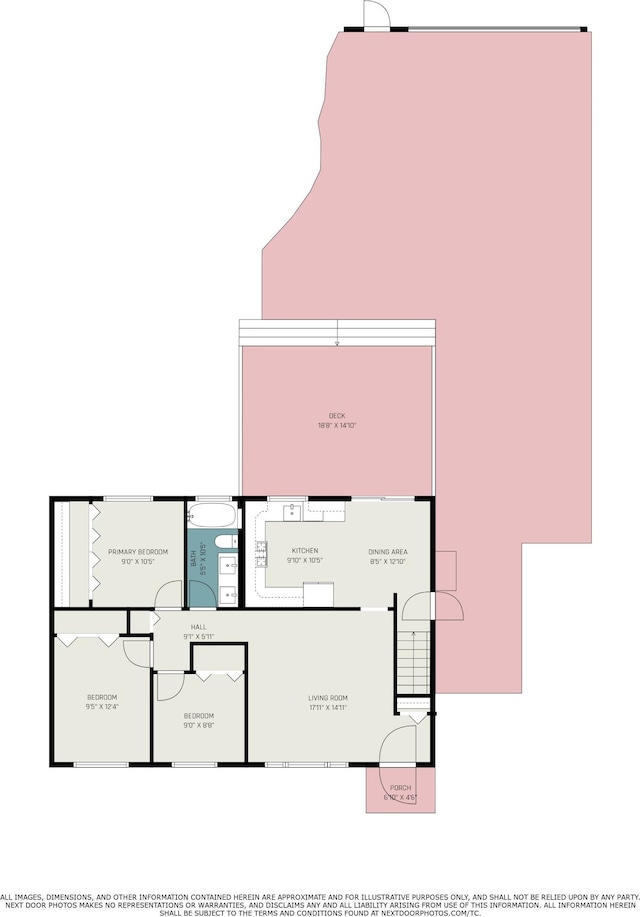 646 Dellwood Dr, Ann Arbor, MI 48103 - view of property floor plan