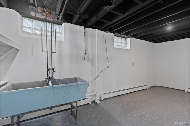 24371 Grove Ave, Eastpointe, MI 48021 - basement with baseboard heating