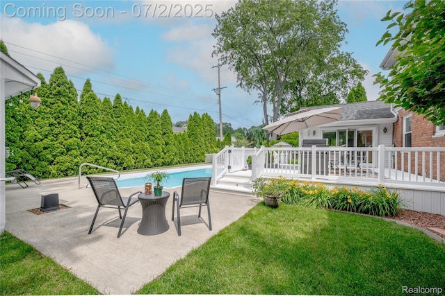 11216 Old Bridge Rd, Grand Blanc, MI 48439 - view of patio / terrace featuring a deck