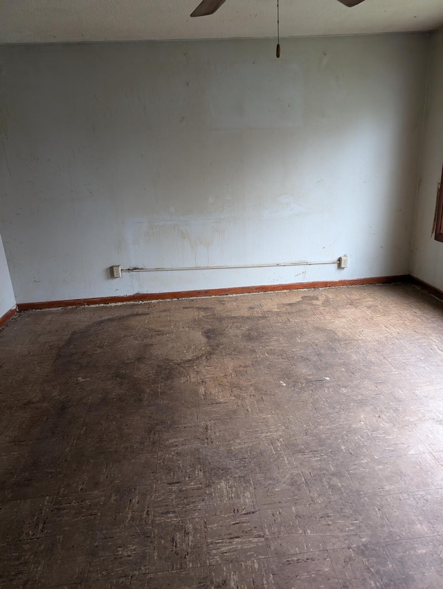 2606 Laredo St, Kalamazoo, MI 49004 - empty room with ceiling fan and baseboards