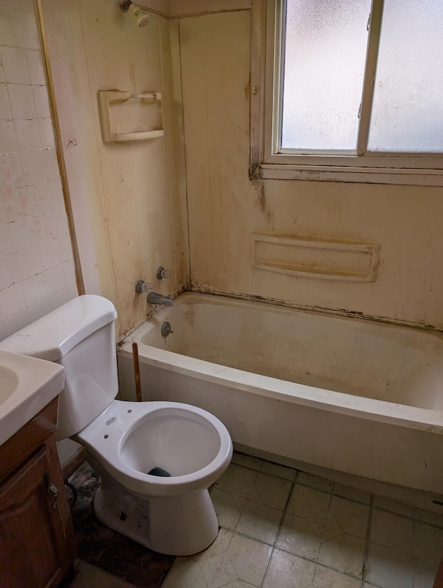 2606 Laredo St, Kalamazoo, MI 49004 - bathroom with vanity and shower / bathtub combination
