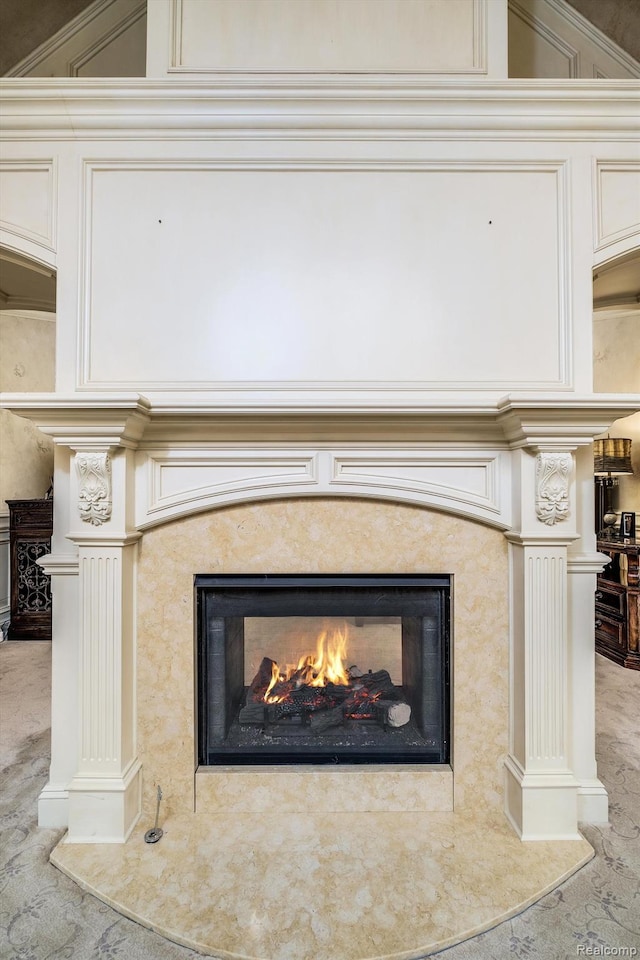 18198 Shelley Pond, Northville, MI 48168 - detailed view of a high end fireplace