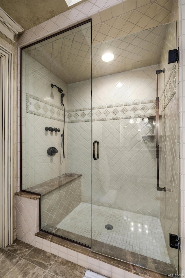 18198 Shelley Pond, Northville, MI 48168 - bathroom featuring a stall shower