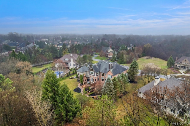 18198 Shelley Pond, Northville, MI 48168 - aerial perspective of suburban area