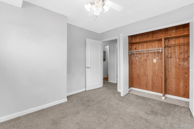 322 Michelson Rd, Rochester Hills, MI 48307 - unfurnished bedroom featuring carpet flooring, a closet, and a ceiling fan